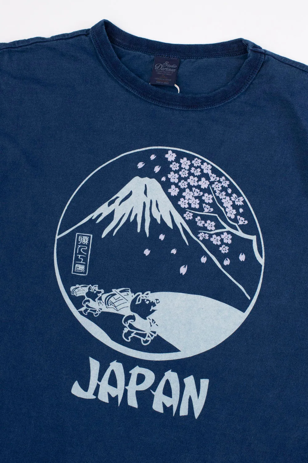 8097B - "Japan" Logo Tee - Light Indigo