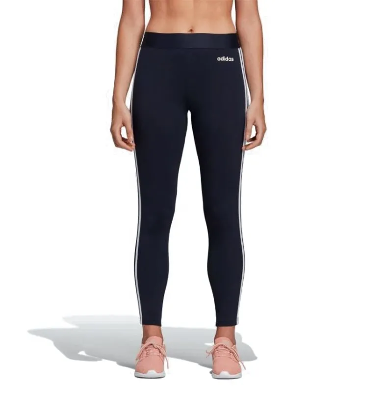 adidas Essentials 3Stripe Tights - Womens - Navy/White