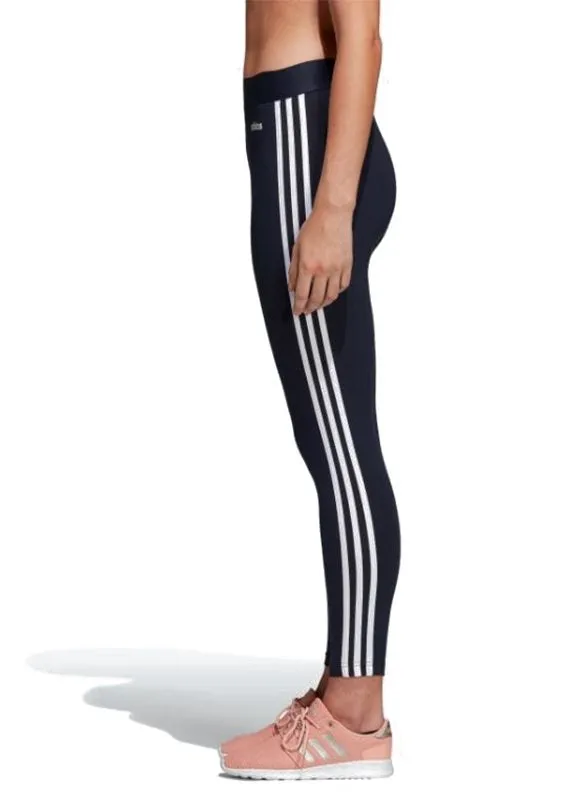 adidas Essentials 3Stripe Tights - Womens - Navy/White