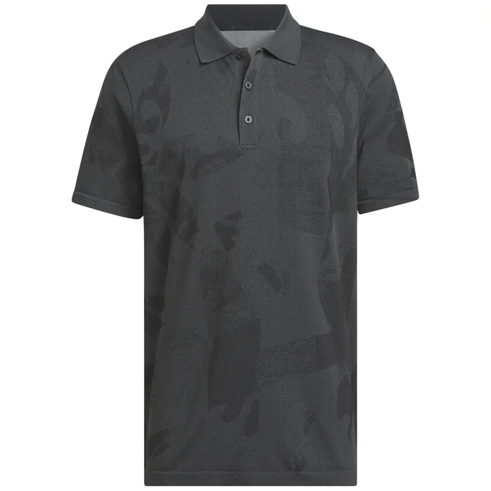 adidas Go-To Primeknit Polo Shirt - Black