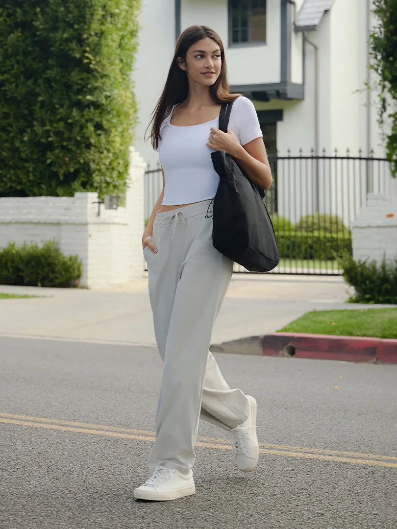 Airy Fit Wide Leg Pants (Short)