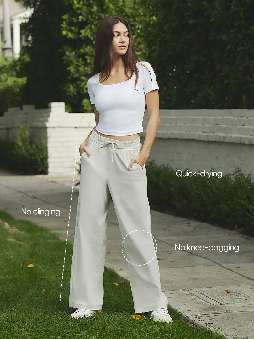 Airy Fit Wide Leg Pants (Short)