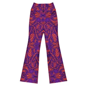 Amethyst Fire Flare Leggings