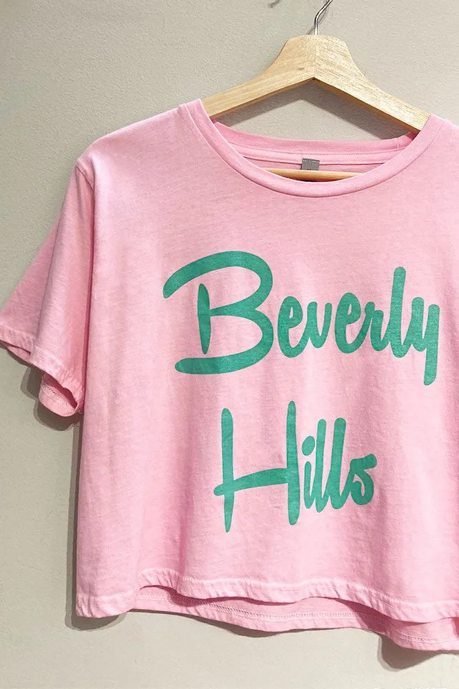 Beverly Hills Crop Tee