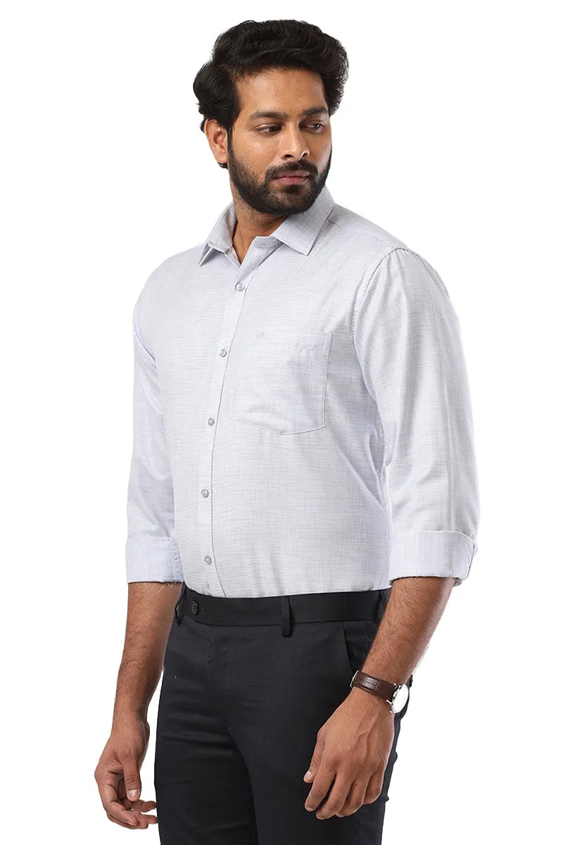 Cardiff - Light Blue Formal Shirt For Men | Ariser