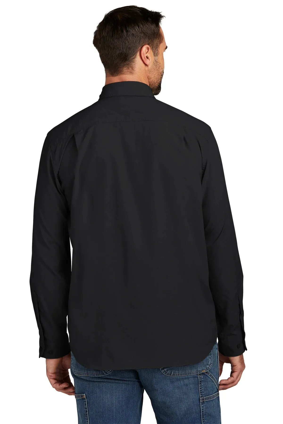 Carhartt Force Long Sleeve Custom Shirts, Black