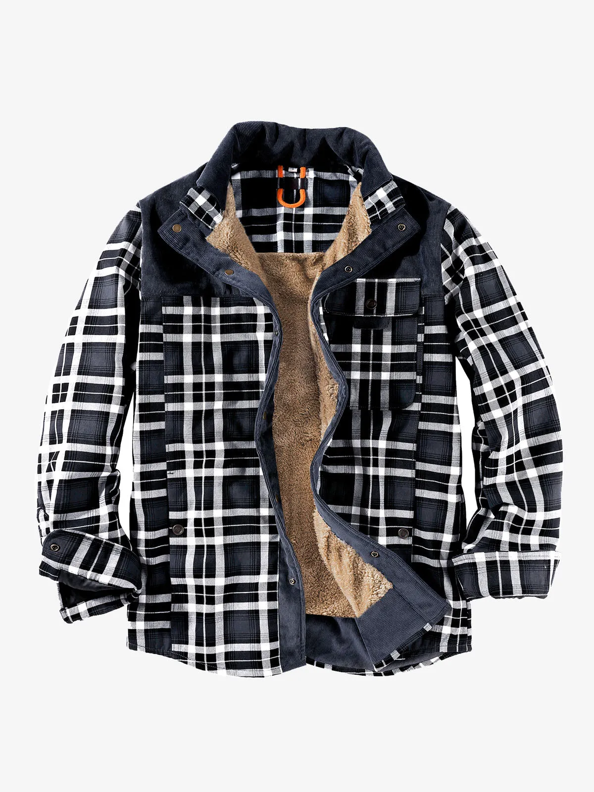 Classic Flannel Lined Plaid Cotton Jacket