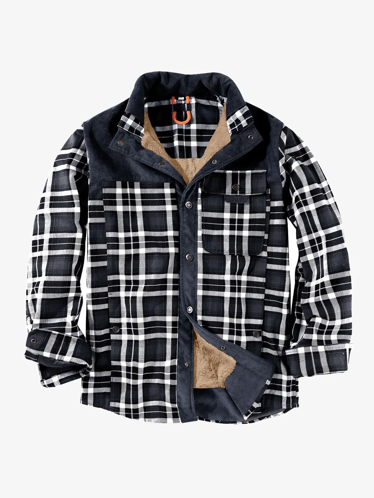 Classic Flannel Lined Plaid Cotton Jacket