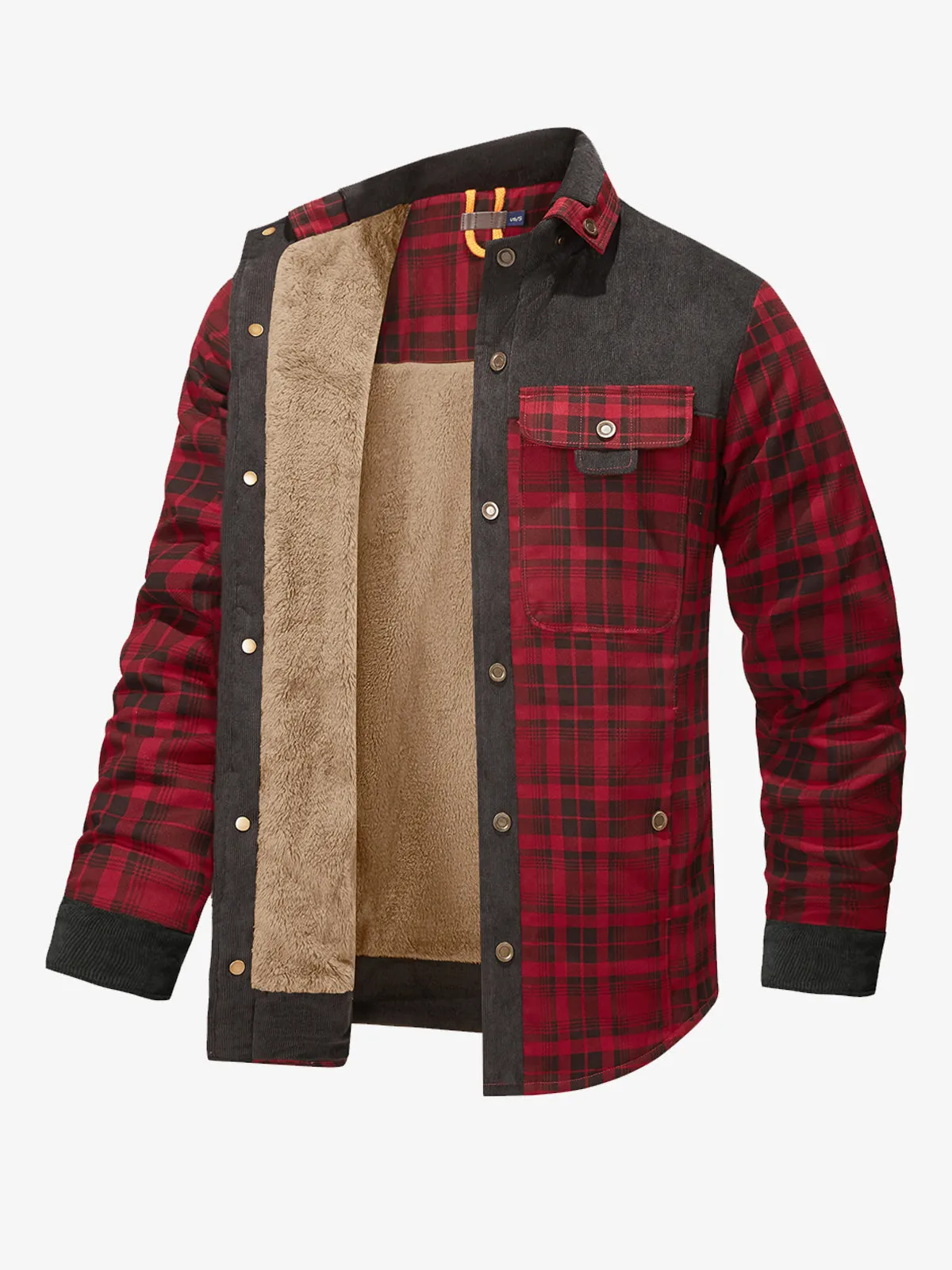 Classic Flannel Lined Plaid Cotton Jacket