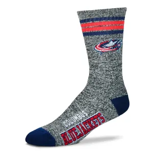 Columbus Blue Jackets - Marbled 4 Stripe Deuce