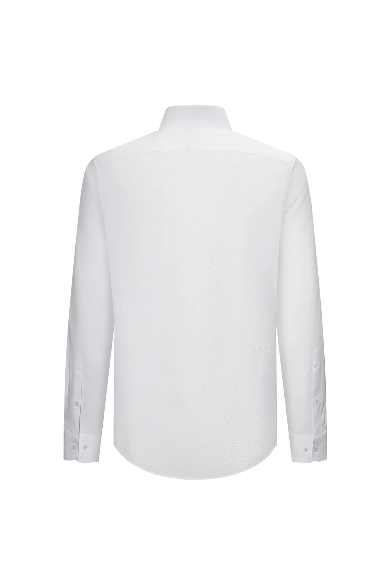 Dry Textured Shirt in Smart Fit Long Sleeve