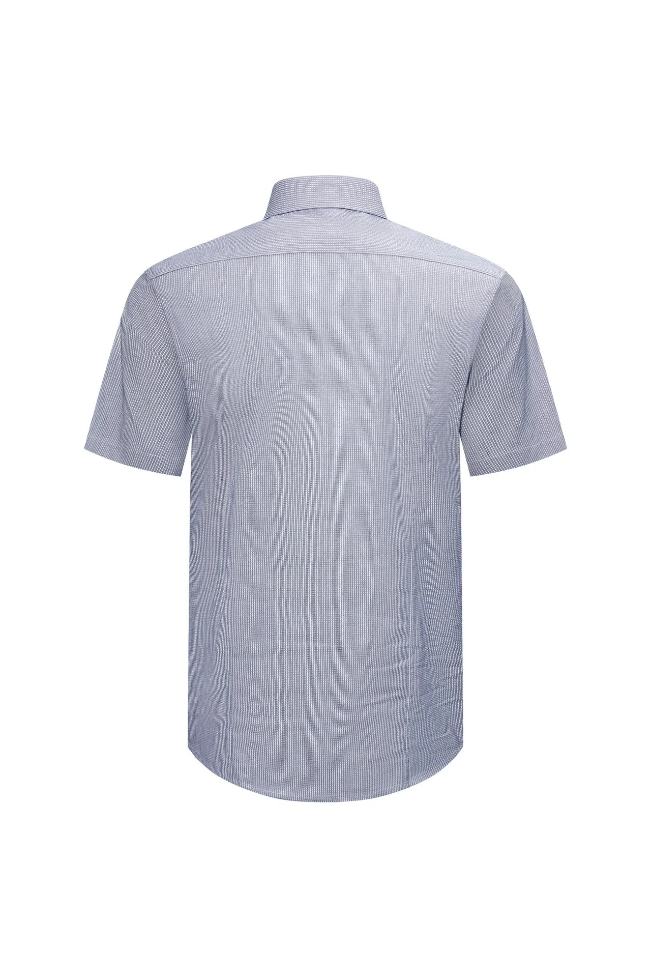 Easy Care Stretch Stripe Shirt in Smart Fit Short Sleeve