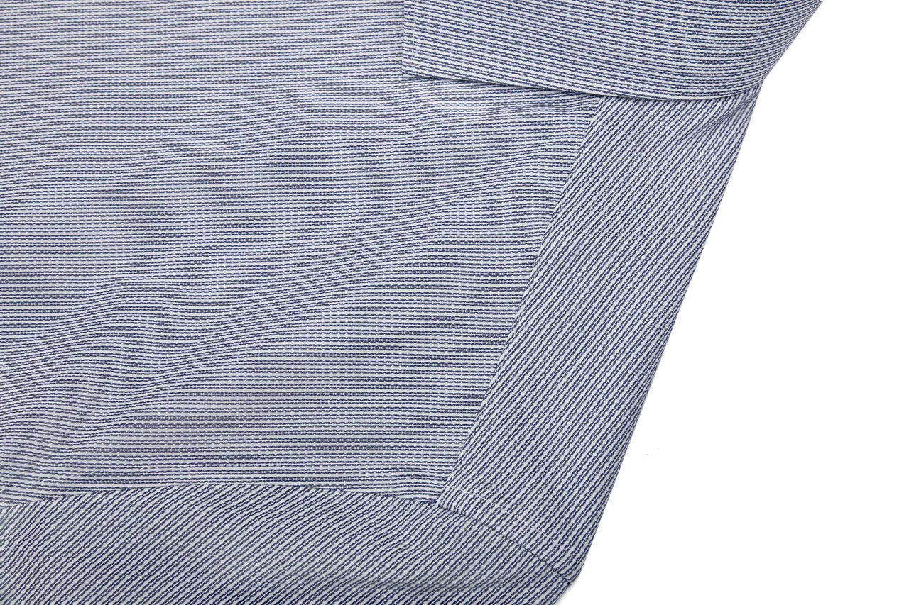 Easy Care Stretch Stripe Shirt in Smart Fit Short Sleeve