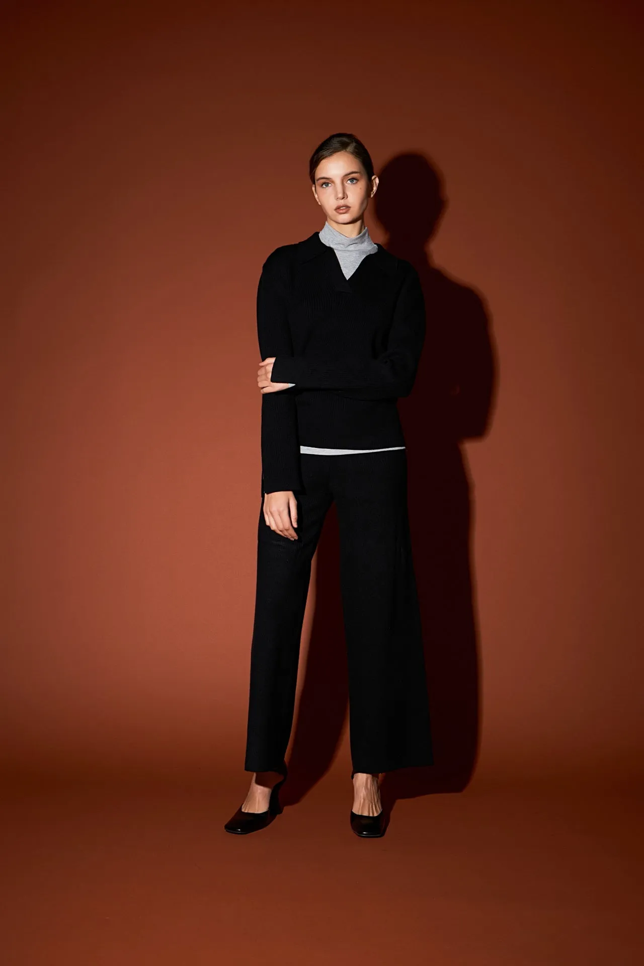 English Factory - Knit Wide Pants