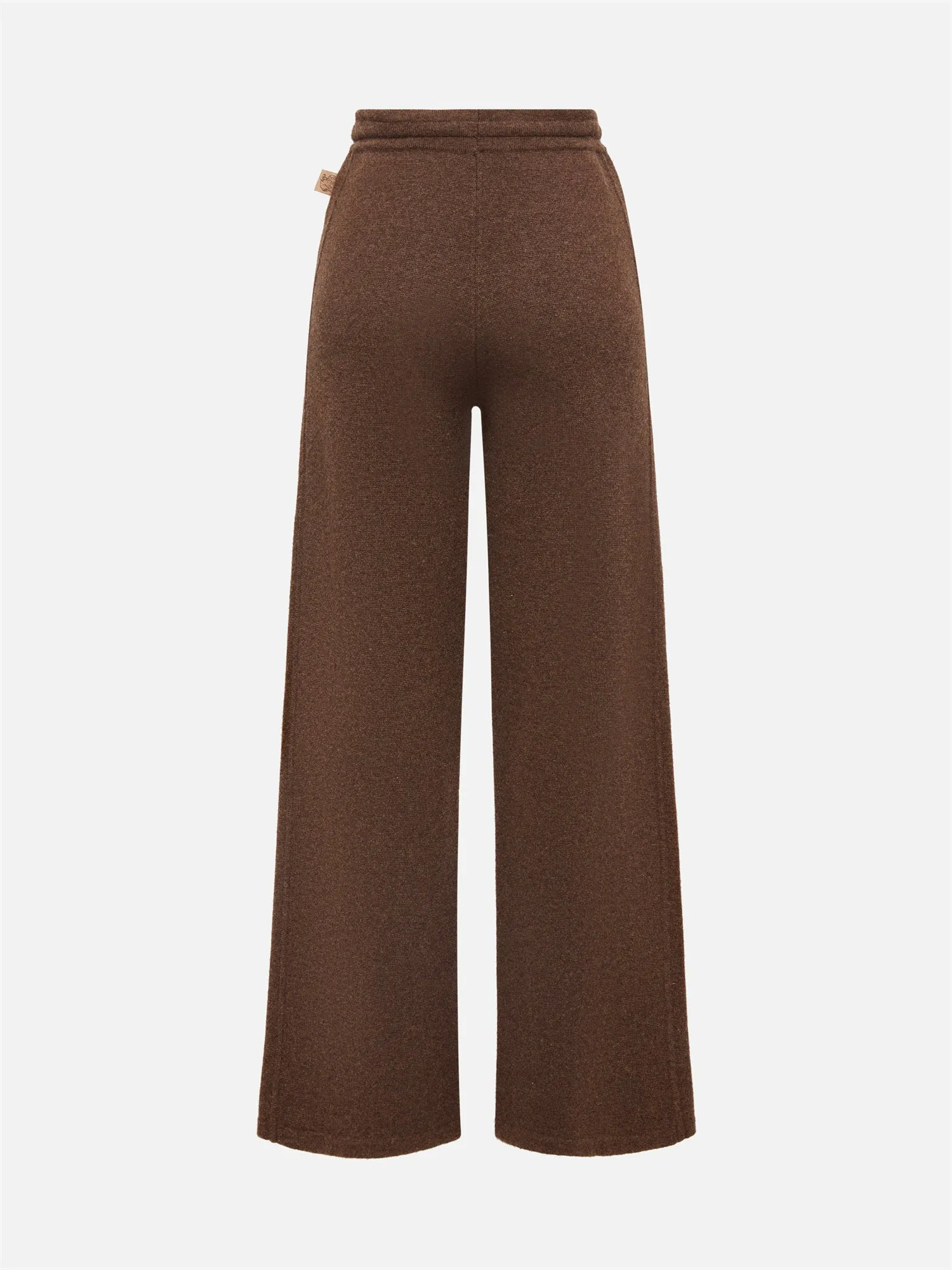 EP YAYING Maillard Knitted Straight Pants