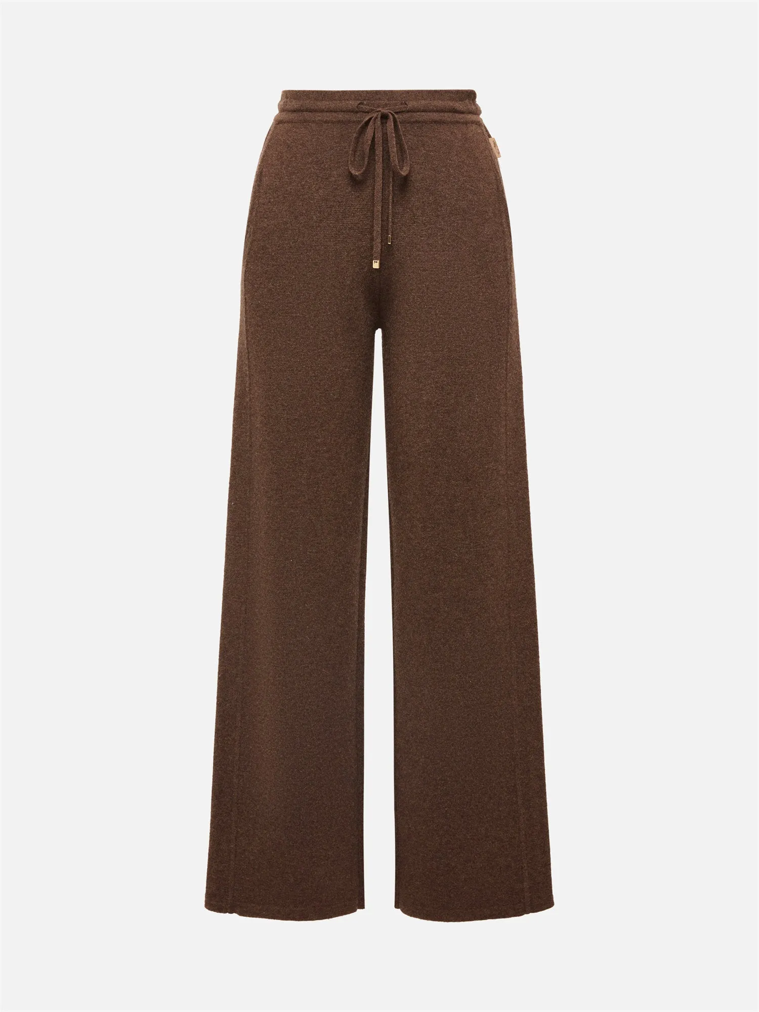 EP YAYING Maillard Knitted Straight Pants