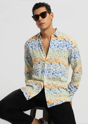 Exotic Fauna Print Full sleeve shirt