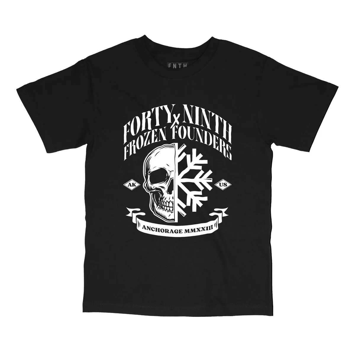 Frozen Founders Collab Black-T-Shirt