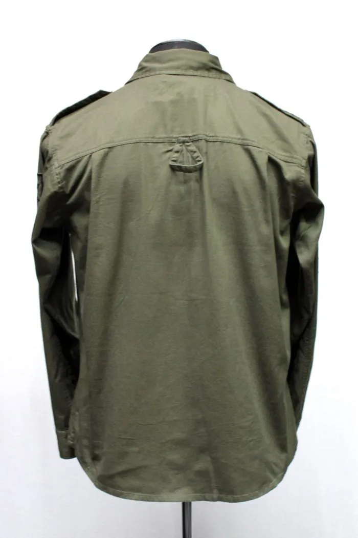 GUERRILLA ARMY SHIRT - OLIVE W/ BLACK