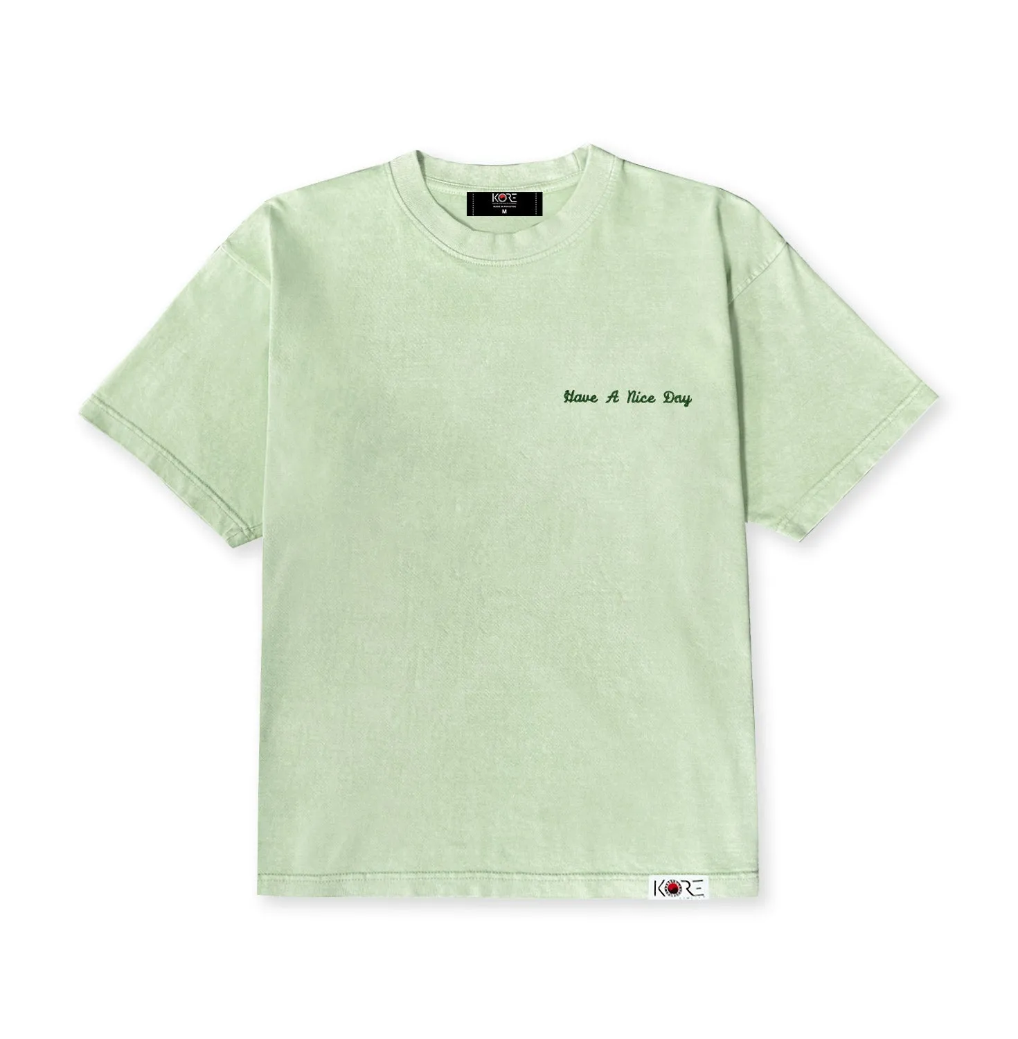 HAVE A NICE DAY TEE (LIGHT GREEN)