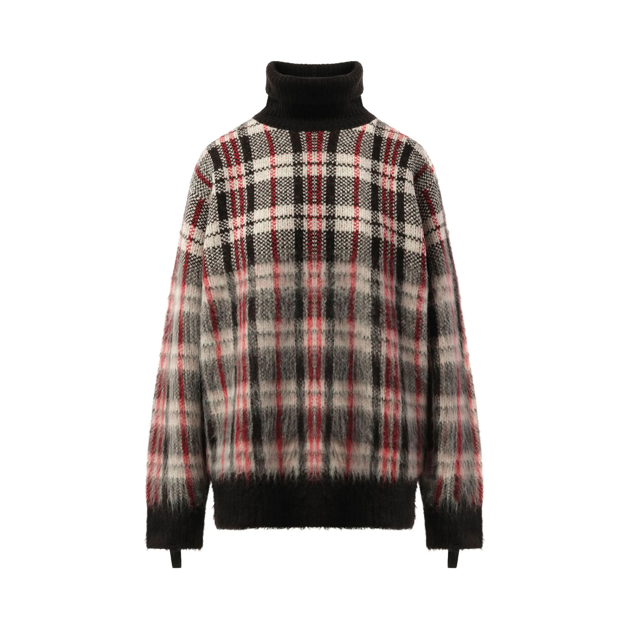 HK Chunky Sweater in Red Check