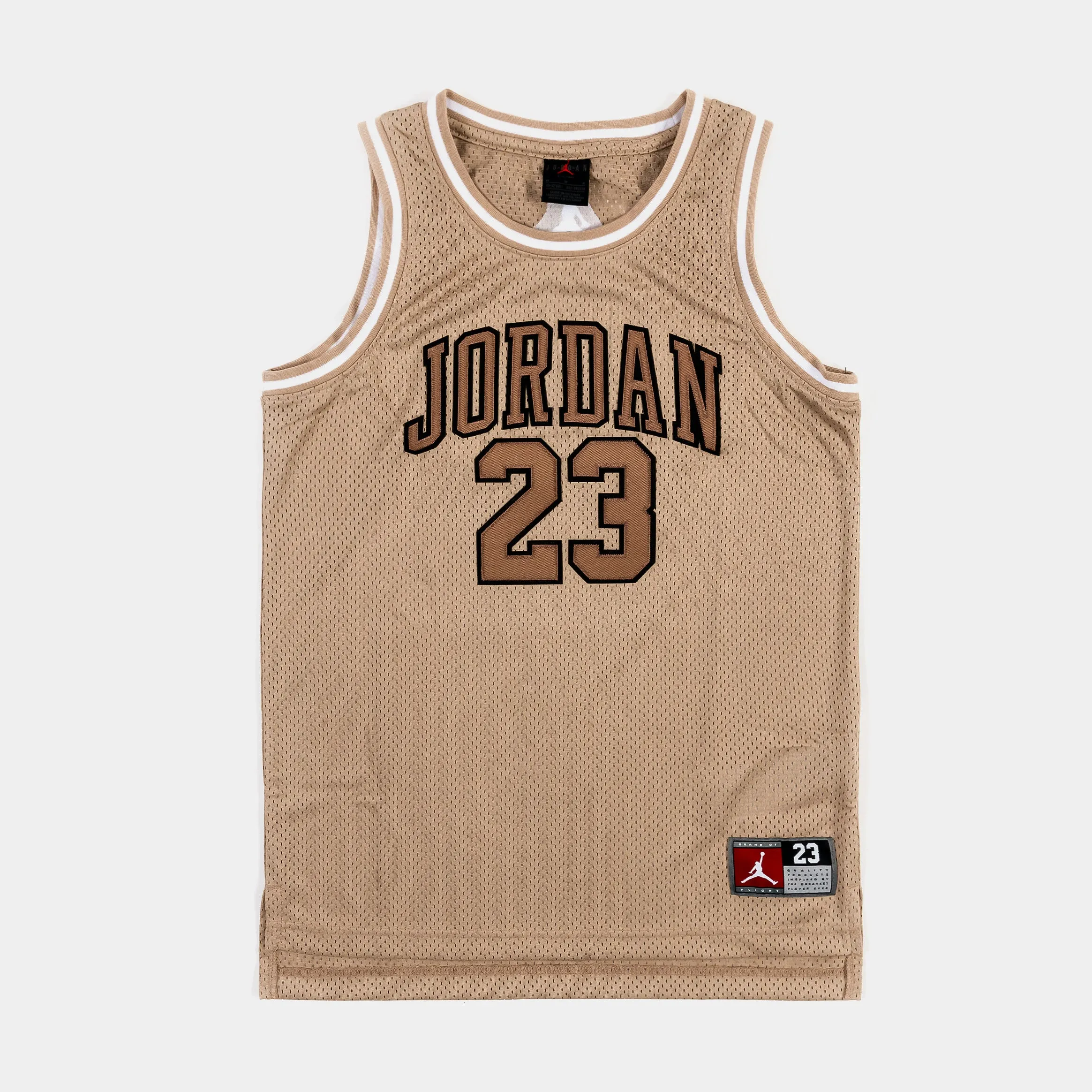 JDN 23 AOP Tank Grade School Jersey (Brown)