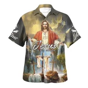 Jesus Christ Is My Savior Hawaiian Shirts For Men And Women - Christian Hawaiian Shirt - Hawaiian Summer Shirts