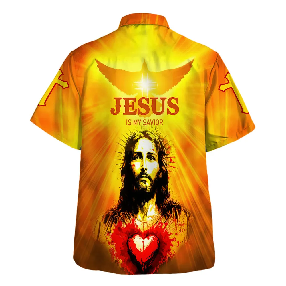 Jesus Is My Savior Hawaiian Shirts - Christ Of The Sacred Heart Hawaiian Shirts For Men & Women - Christian Hawaiian Shirt