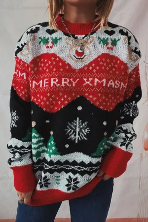 kesley Christmas Element Long Sleeve Sweater