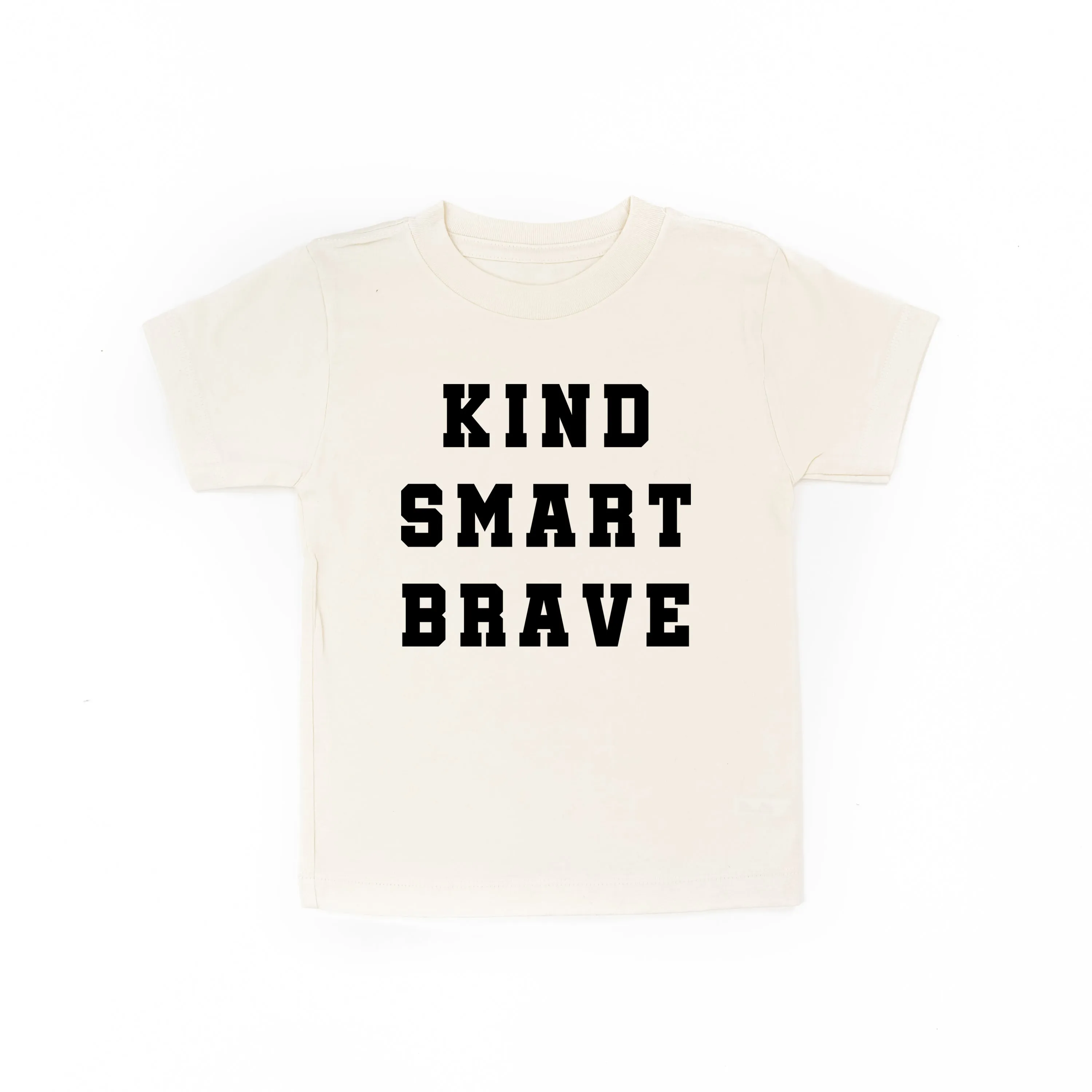 Kind Smart Brave - Varsity - Short Sleeve Child Shirt