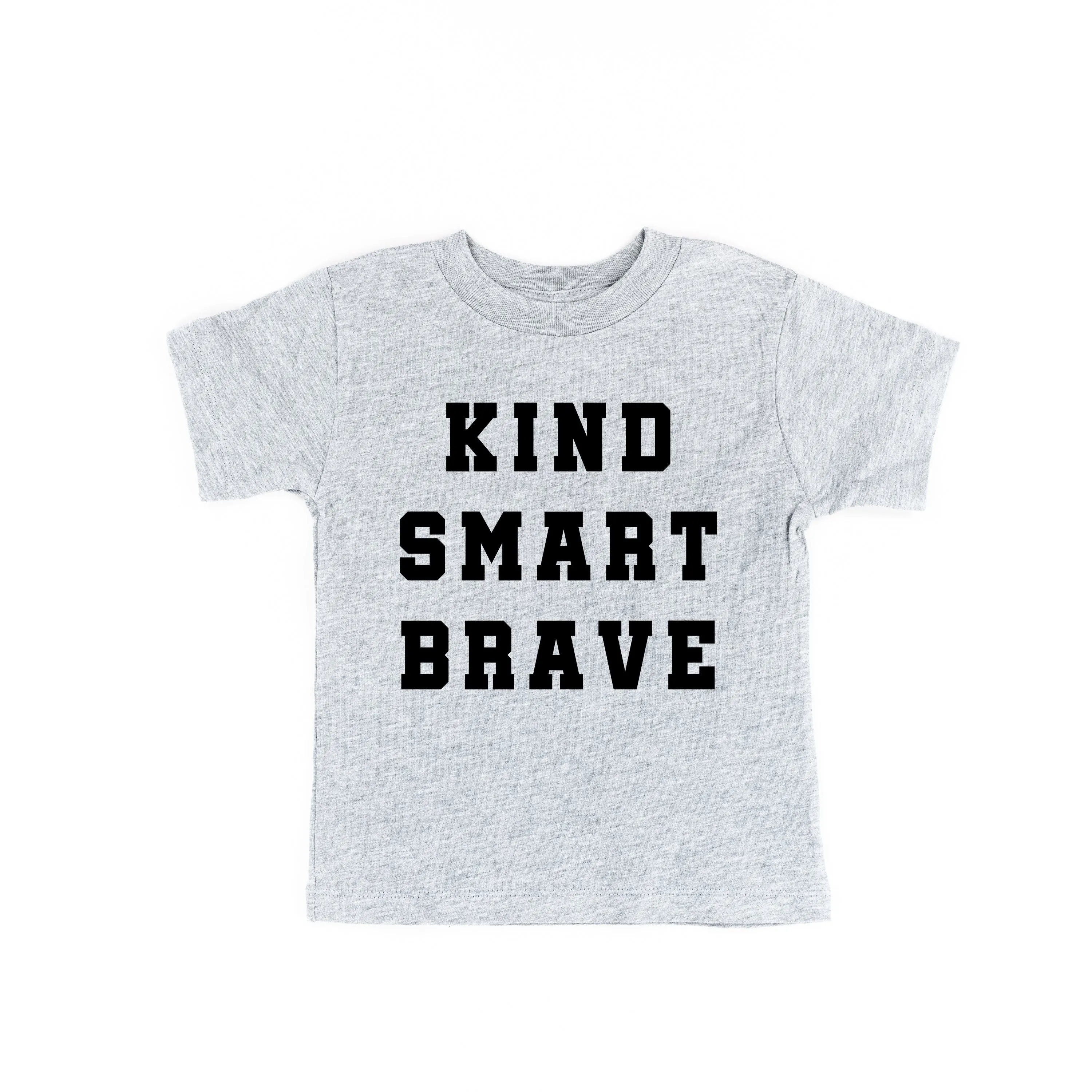 Kind Smart Brave - Varsity - Short Sleeve Child Shirt