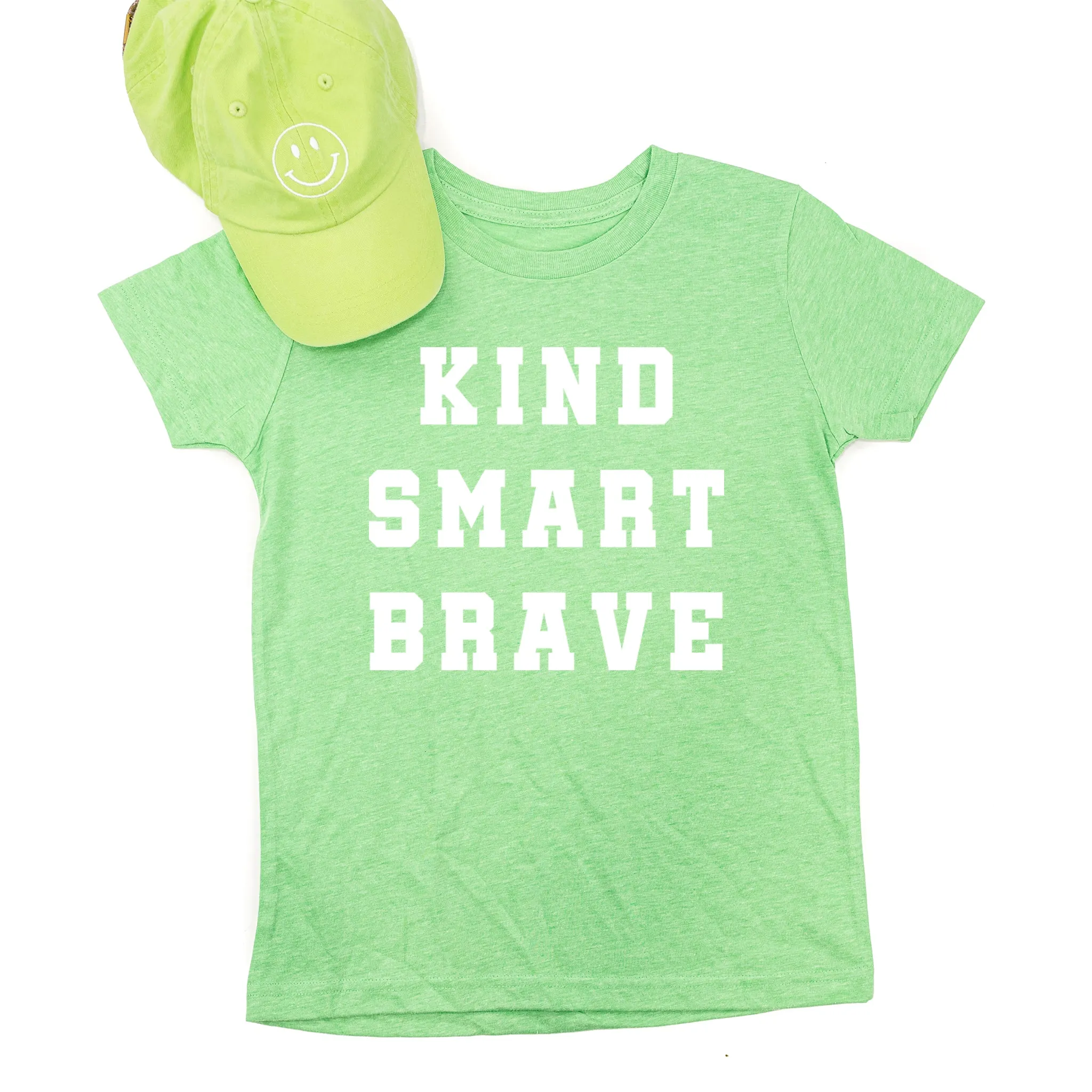 Kind Smart Brave - Varsity - Short Sleeve Child Shirt