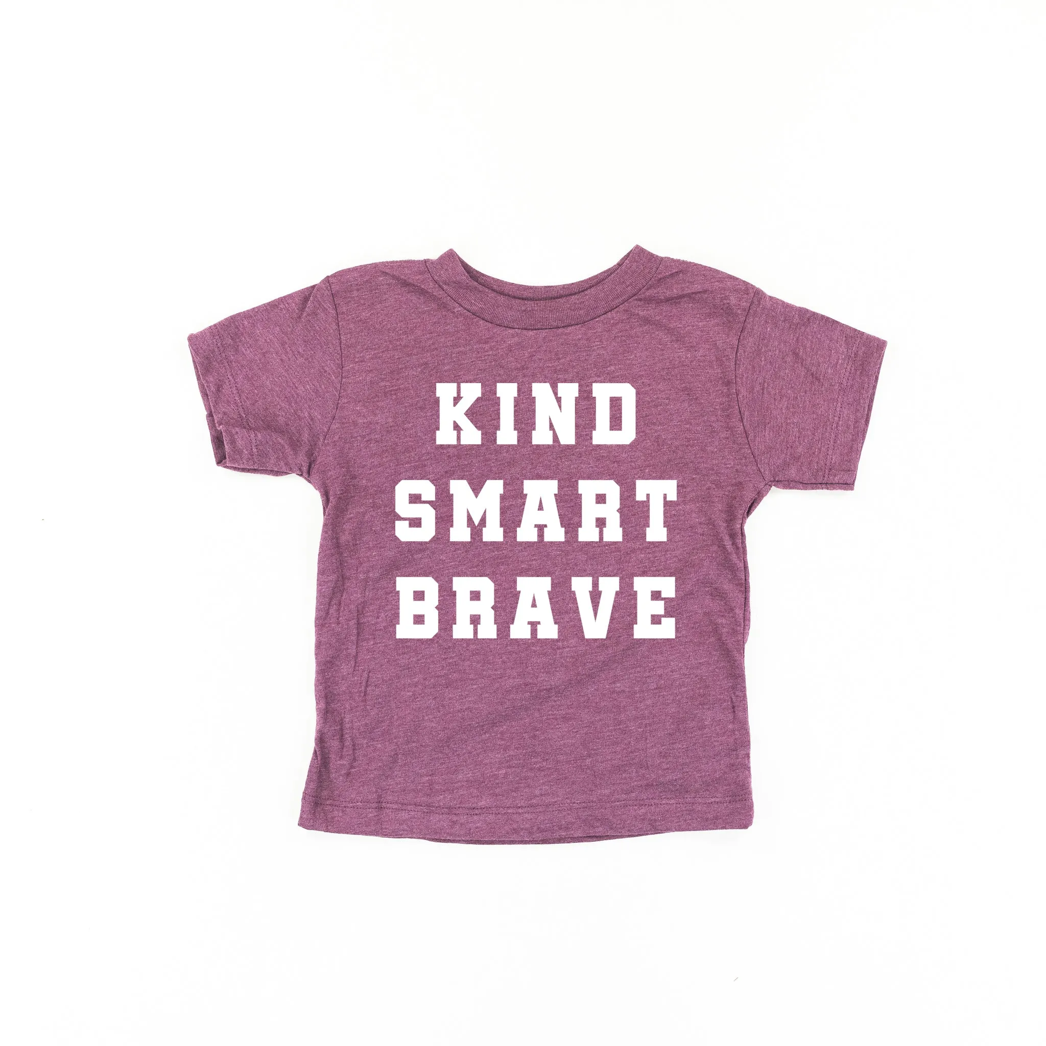 Kind Smart Brave - Varsity - Short Sleeve Child Shirt