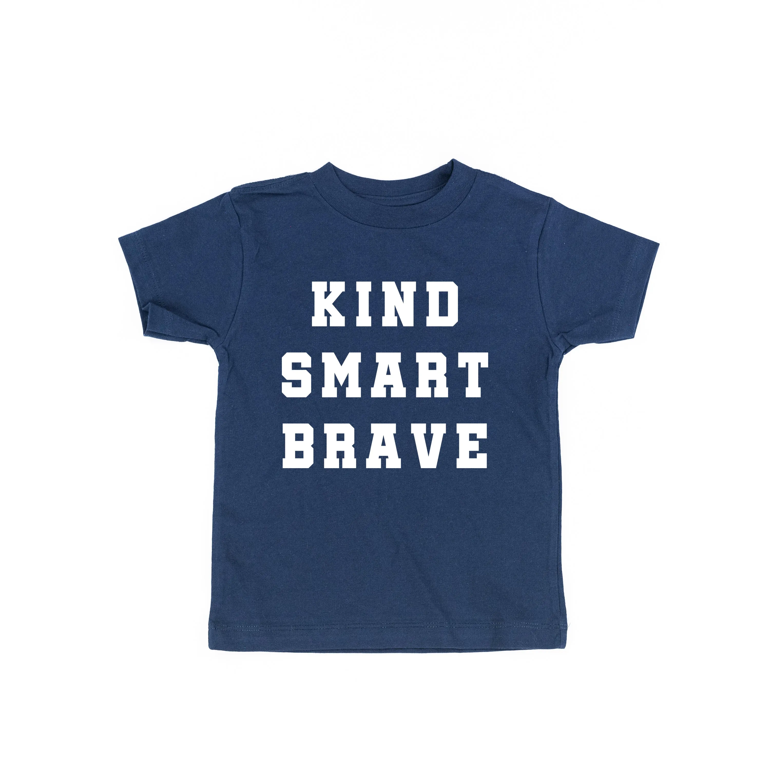 Kind Smart Brave - Varsity - Short Sleeve Child Shirt