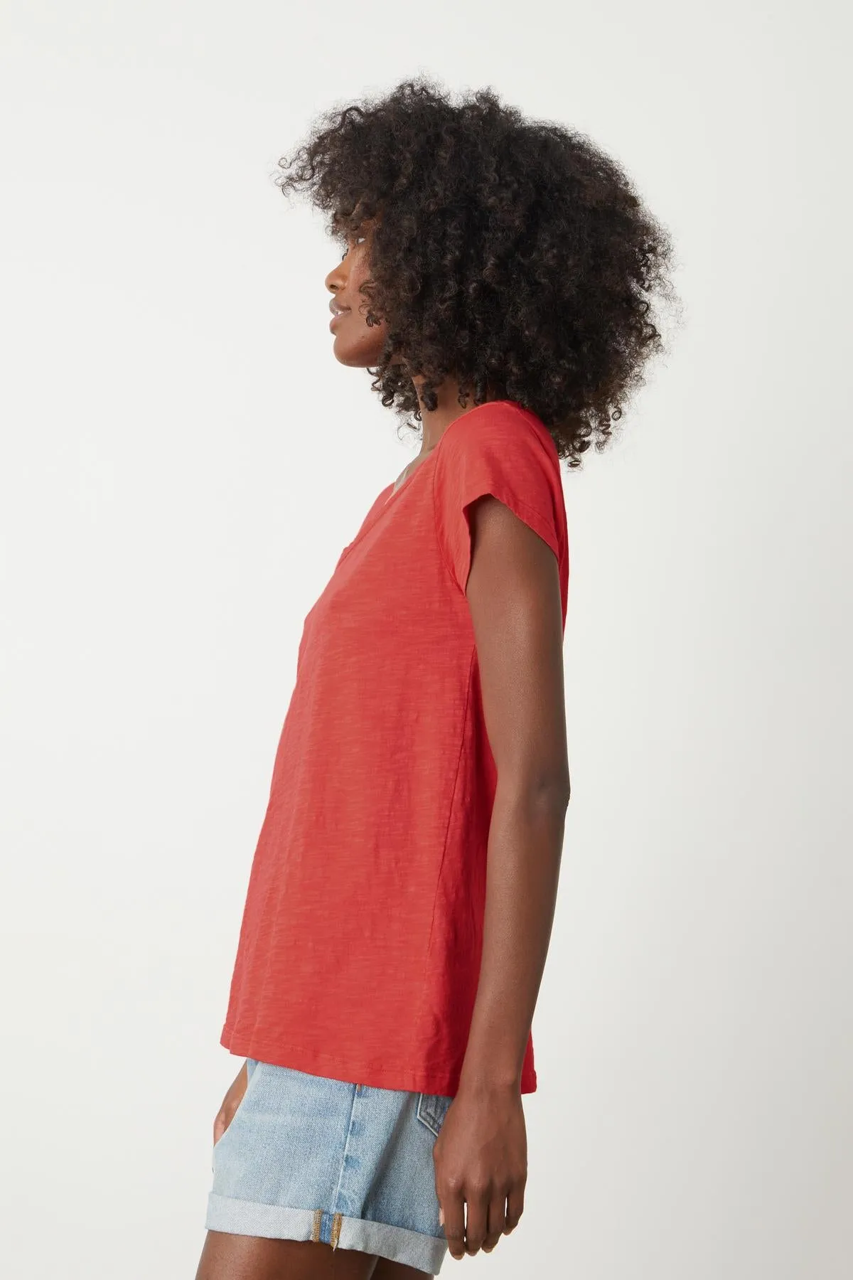 KIRA ORIGINAL SLUB SCOOP NECK TEE