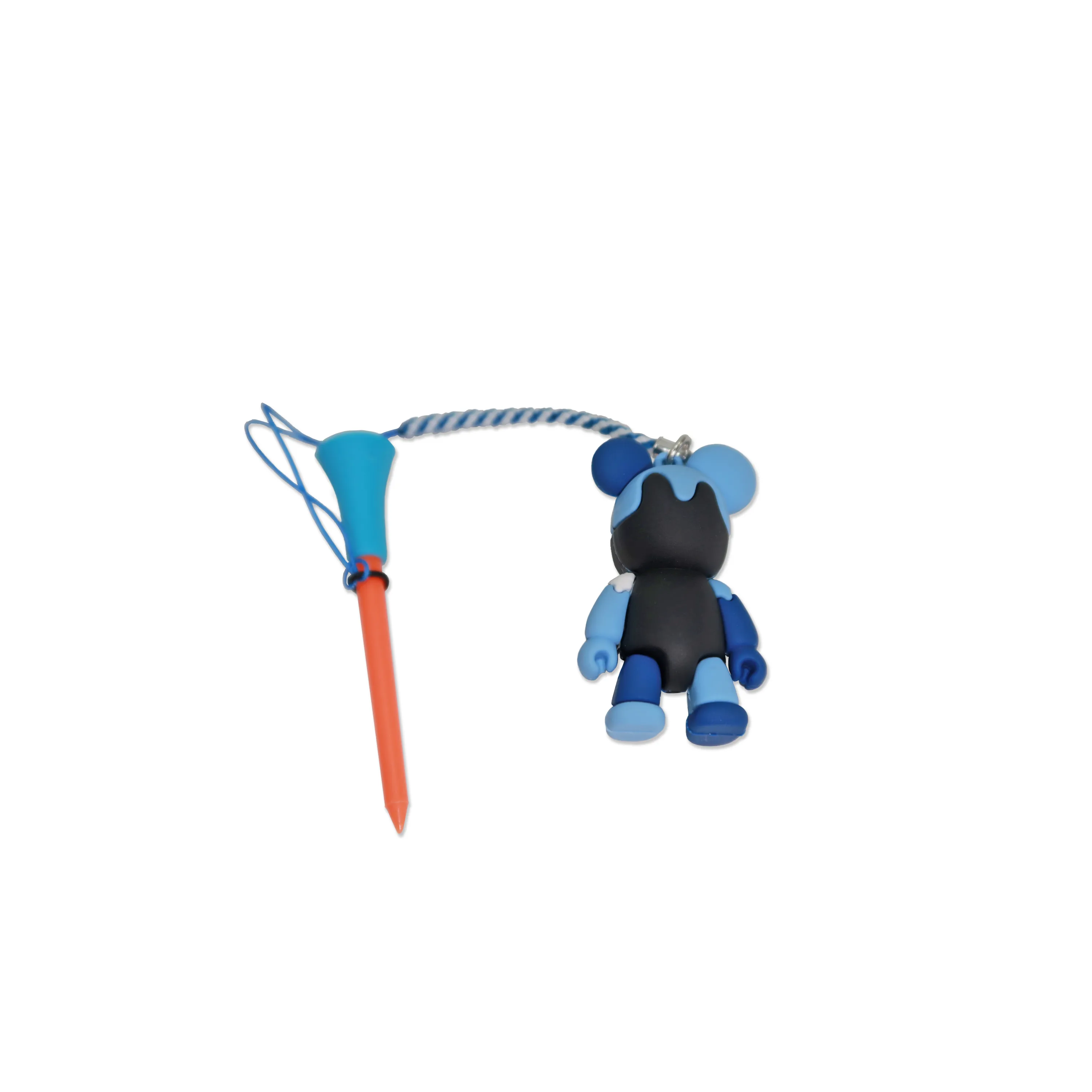 Loss Prevention Golf Tee with Bear - Blue