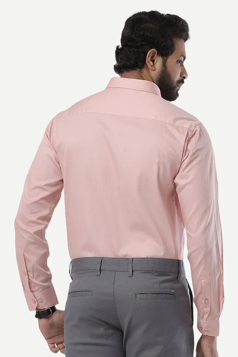 Monti - Peach Formal Shirts for Men | Ariser