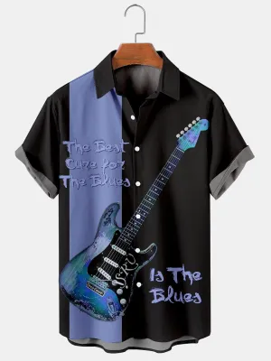 Music Guitar Men's hawaiian Shirt