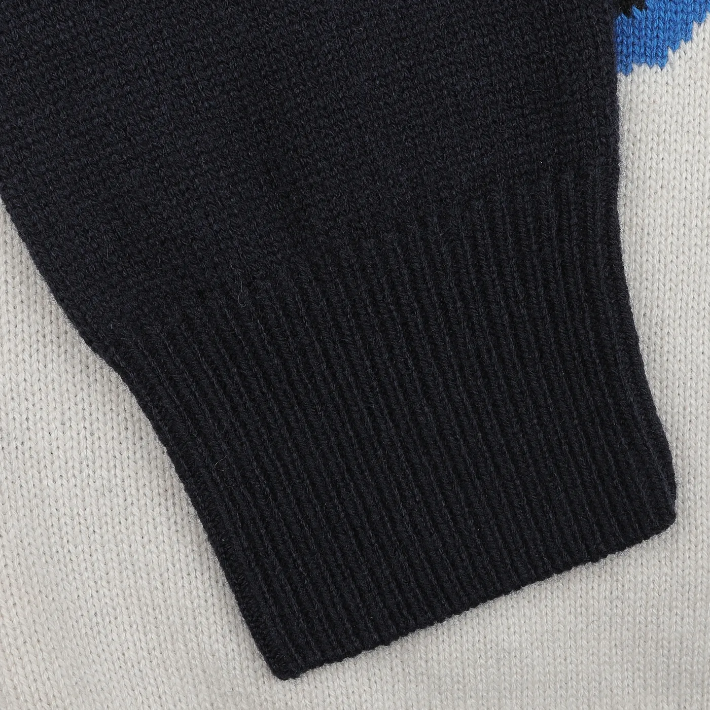 Navy Blue Wool Cashmere Aprés Ski Sweater