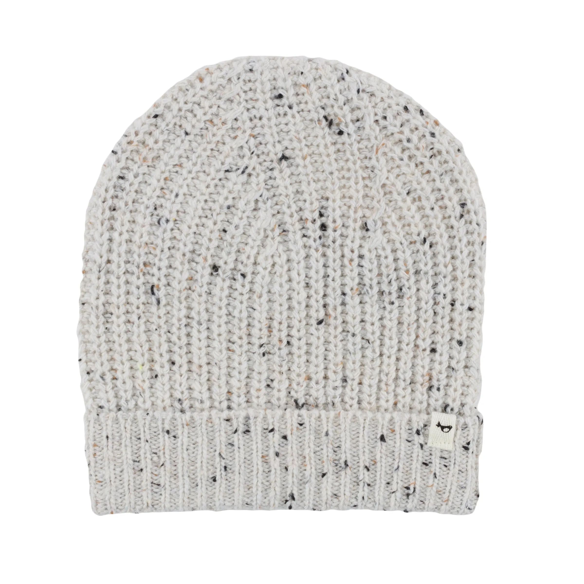 oh baby! Speckled Knit Watchcap Hat - Snowy