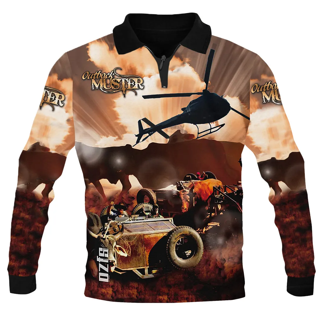 Outback Muster Fishing Shirt - Quick Dry & UV Rated