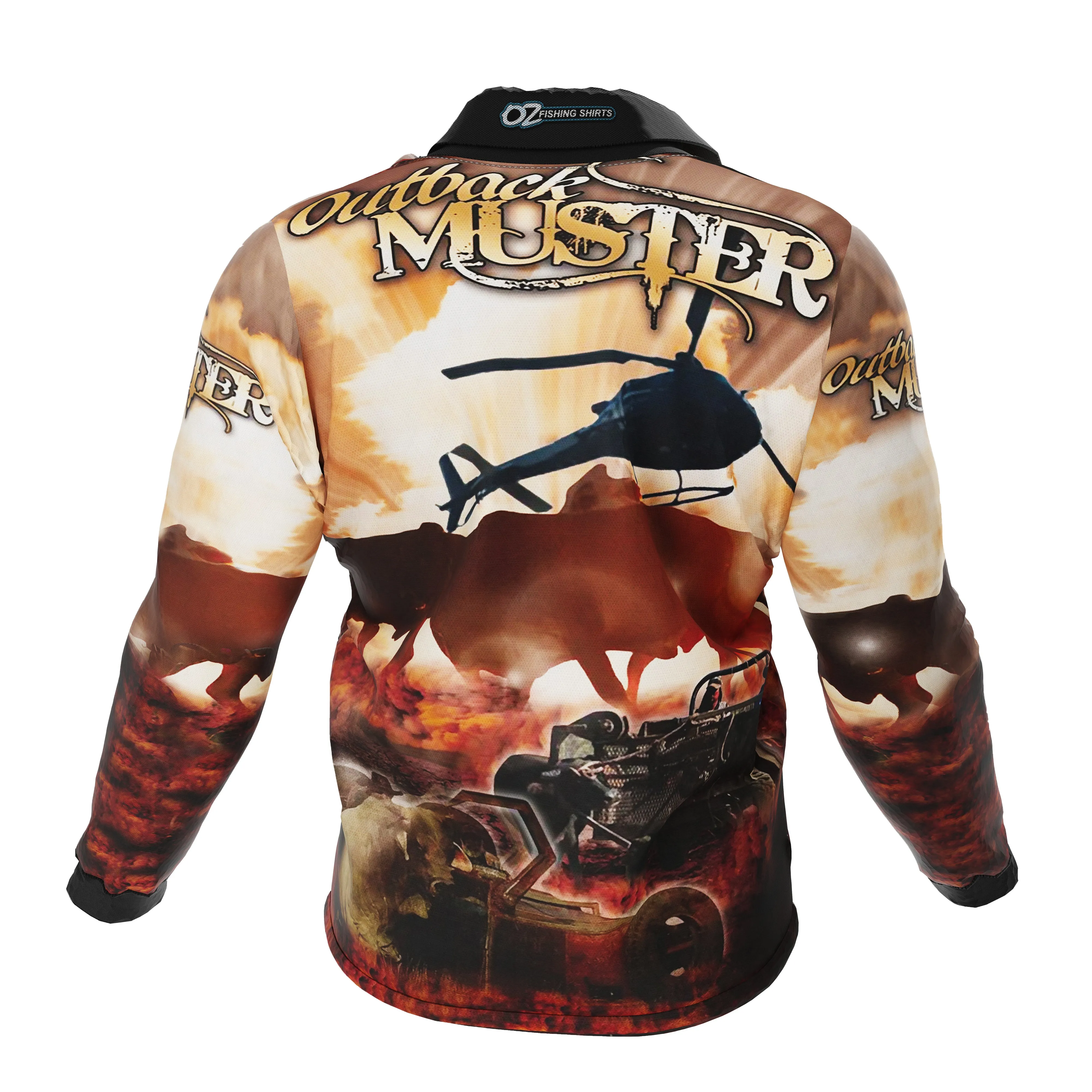 Outback Muster Fishing Shirt - Quick Dry & UV Rated