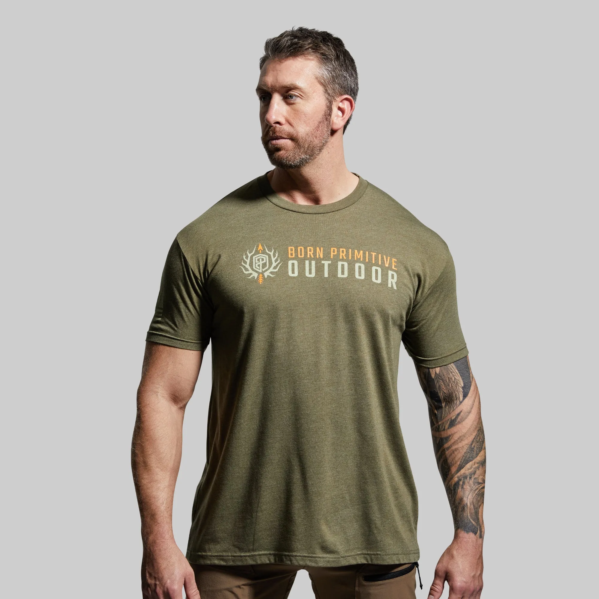 Outdoor Brand T-Shirt (Tactical Green)