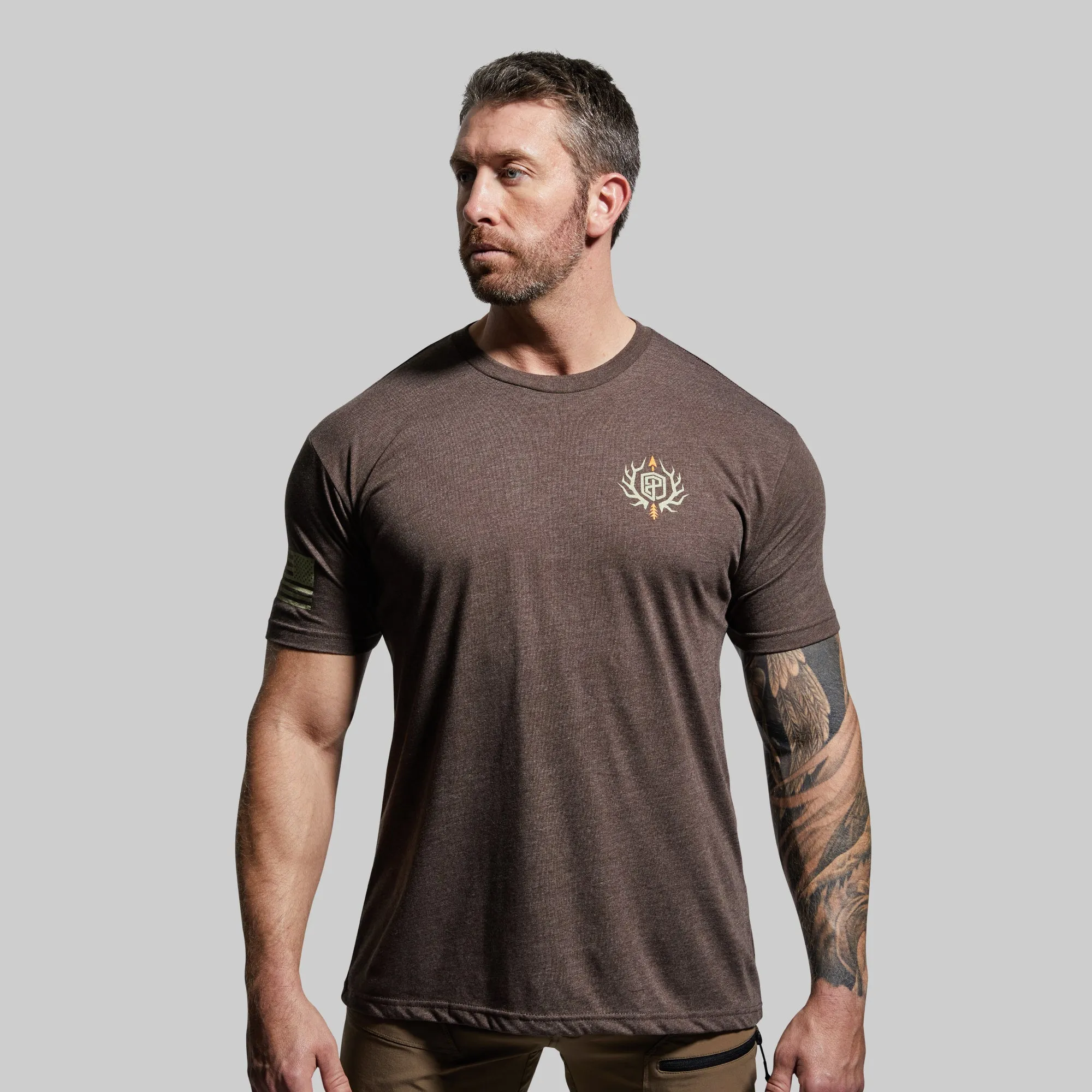 Outdoor Emblem Tee (Chestnut)