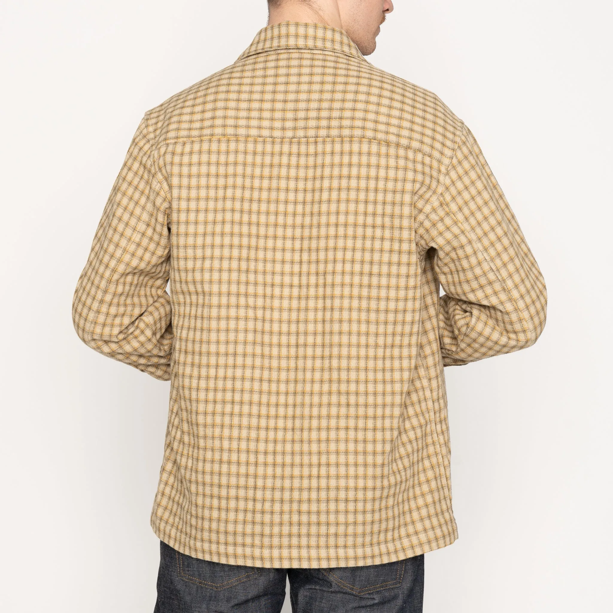 Over Shirt - Yarn Dyed Double Cloth - Sand