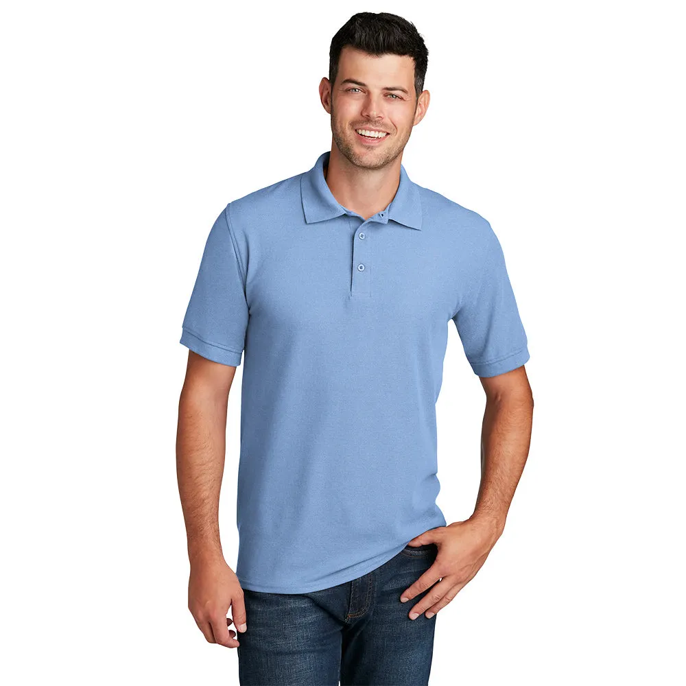 Port & Company® Core Blend Pique Polo - Light Blue