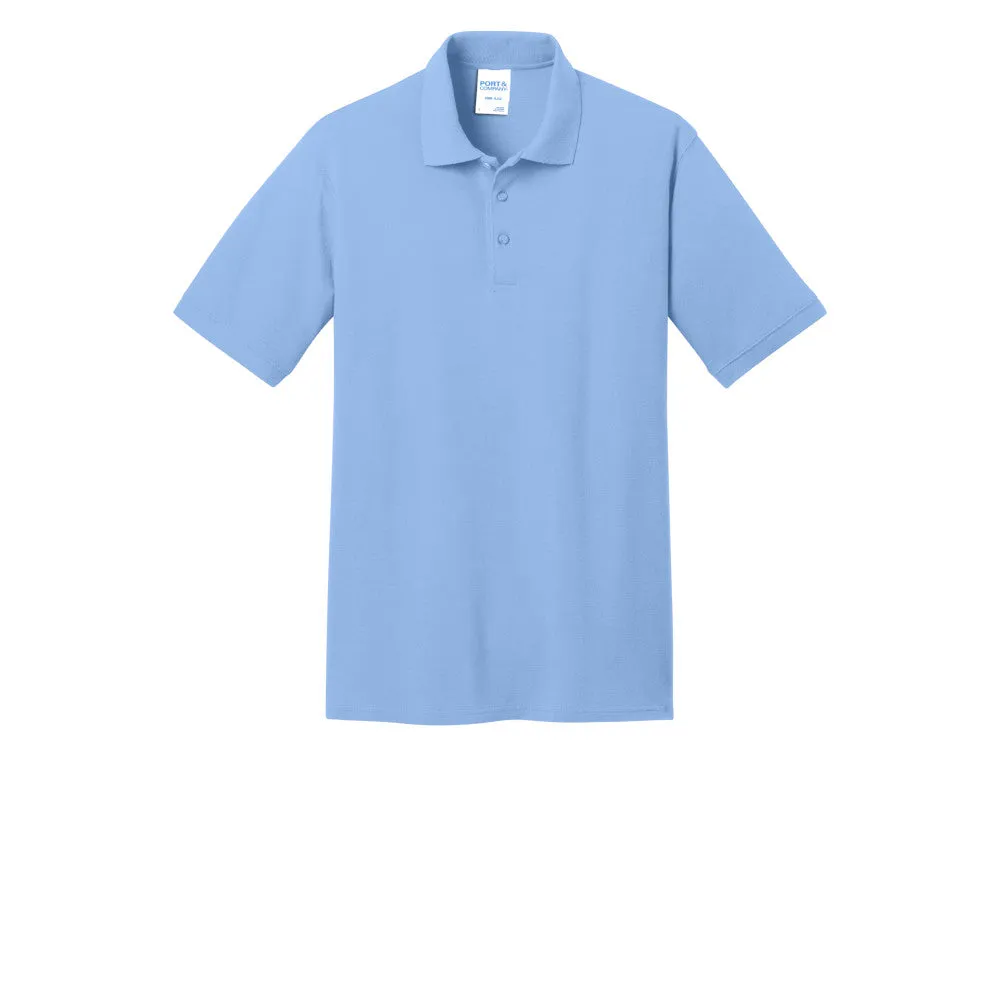 Port & Company® Core Blend Pique Polo - Light Blue