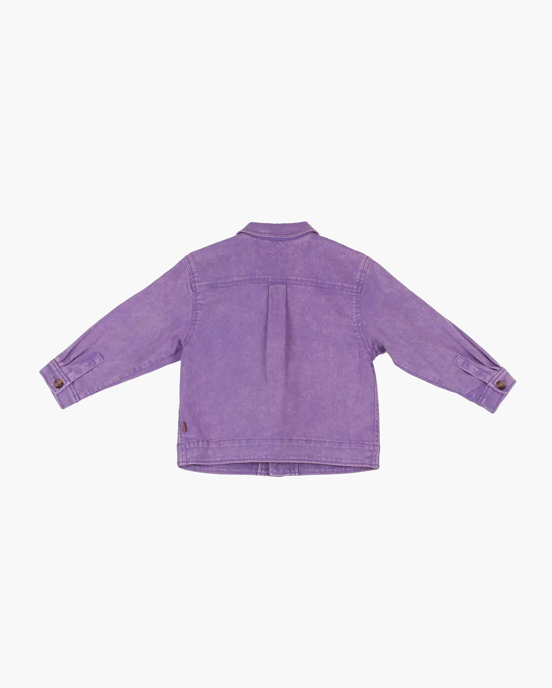 Riley Jacket Organic Cotton Denim Purple