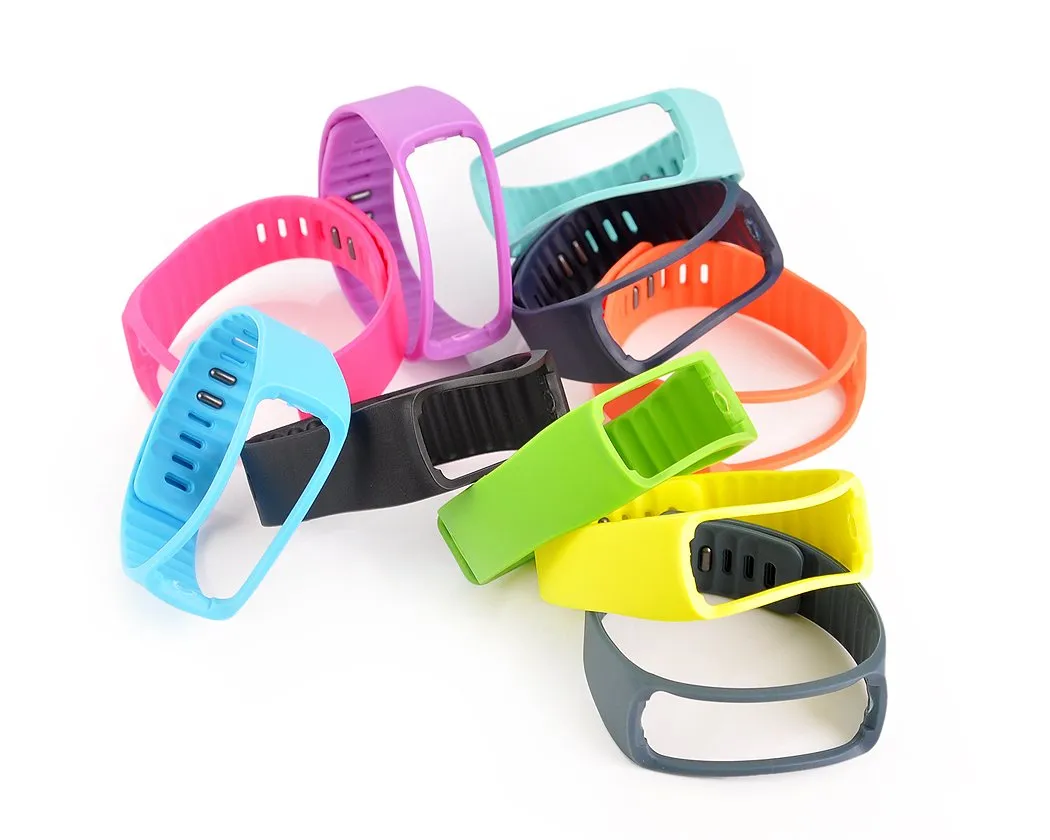 Set of 10 Pcs Colorful Replacement Bands for Samsung Gear Fit R350