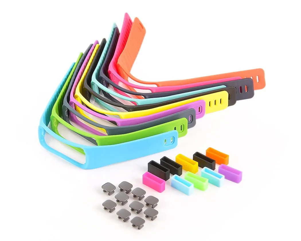 Set of 10 Pcs Colorful Replacement Bands for Samsung Gear Fit R350